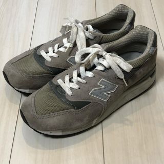 ニューバランス(New Balance)のニューバランス　M998 26cm made in USA グレー(スニーカー)