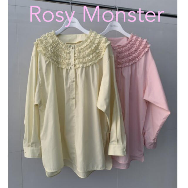 rosymonster  mini frill long blouse