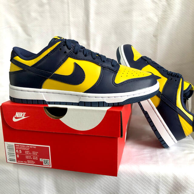 NIKE(ナイキ)の【24.5cm】DUNK LOW Varsity Maize レディースの靴/シューズ(スニーカー)の商品写真