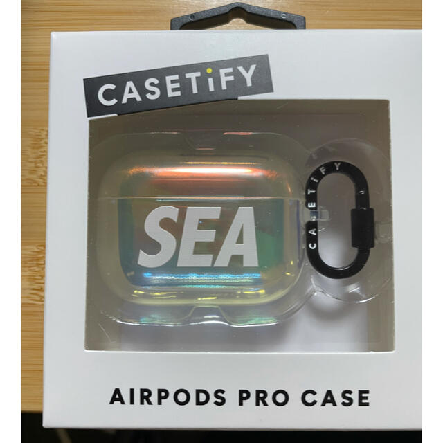 SEA(シー)の【新品】wind and sea × Casetify AirPods Pro スマホ/家電/カメラのスマホアクセサリー(その他)の商品写真