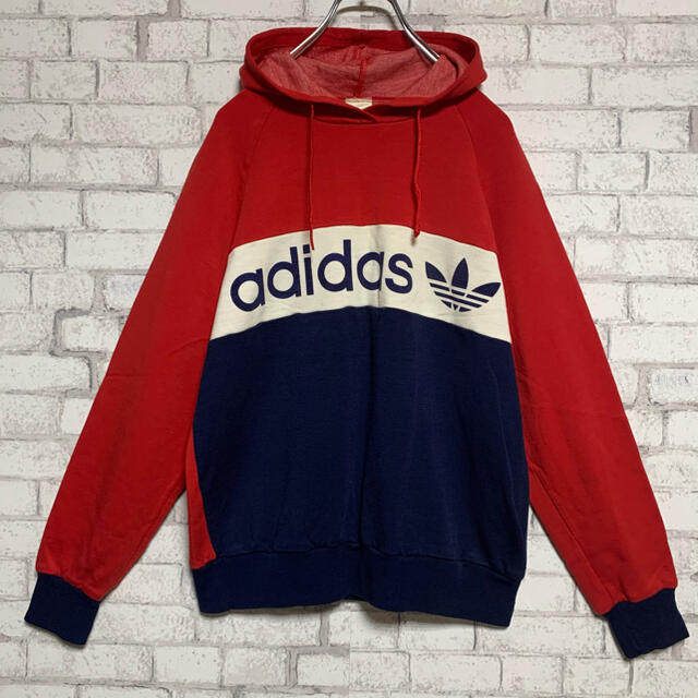 【70-80s】adidas アディダス/パーカー プルオーバー 激レア 貴重