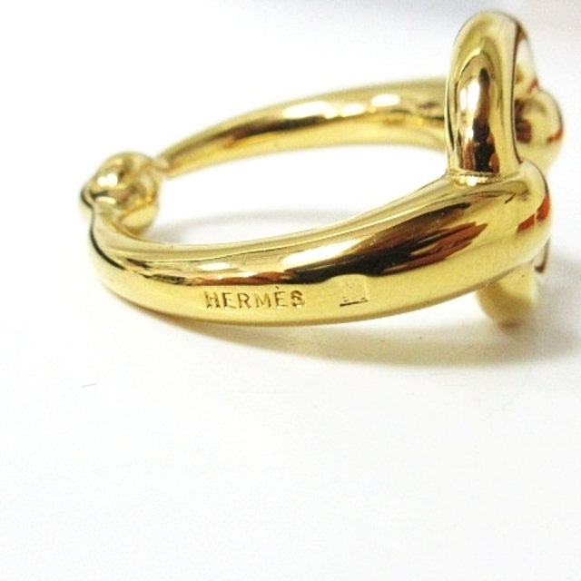 Hermes(エルメス)のエルメス 美品 スカーフリング ゴールド 金色 箱付き メンズのアクセサリー(その他)の商品写真