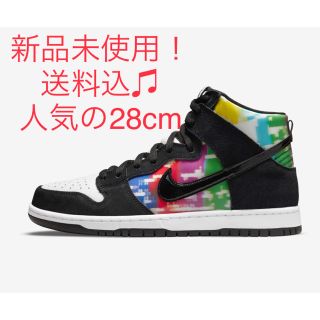 ナイキ(NIKE)のNIKE SB DUNK HIGH Pro Test Pattern TV(スニーカー)