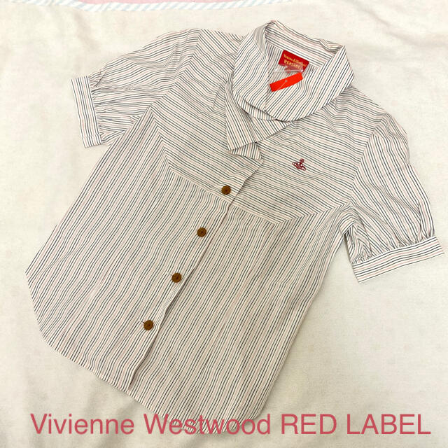 Vivienne Westwood(ヴィヴィアンウエストウッド)の新品タグ付き★Vivienne Westwood RED LABELブラウス レディースのトップス(シャツ/ブラウス(半袖/袖なし))の商品写真