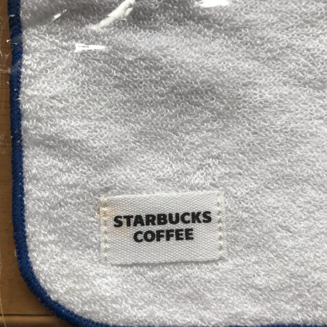 Starbucks Coffee(スターバックスコーヒー)の未使用　スターバックス　タオルハンカチ　 レディースのファッション小物(ハンカチ)の商品写真