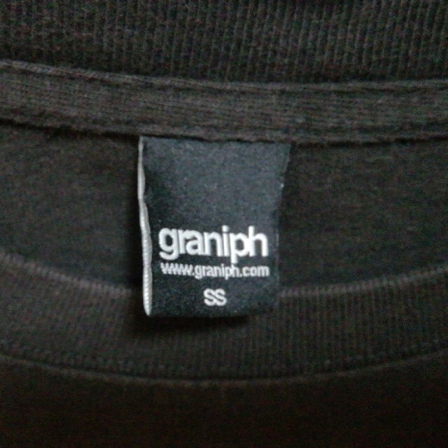 Graniph(グラニフ)の☆graniph　黒色Ｔシャツ　SSサイズ メンズのトップス(Tシャツ/カットソー(半袖/袖なし))の商品写真