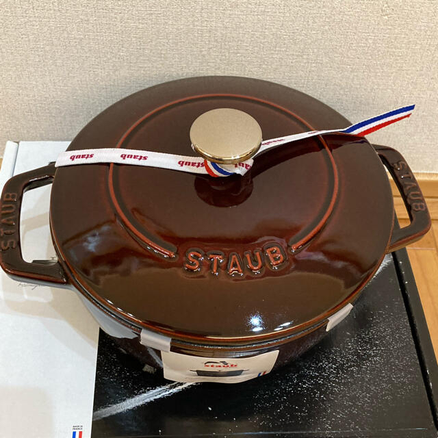 STAUB - レア限定【新品未使用】staub wa-nabe Ｍ グレナディンレッド