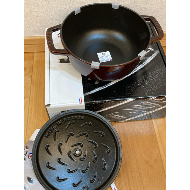 STAUB - レア限定【新品未使用】staub wa-nabe Ｍ グレナディンレッド