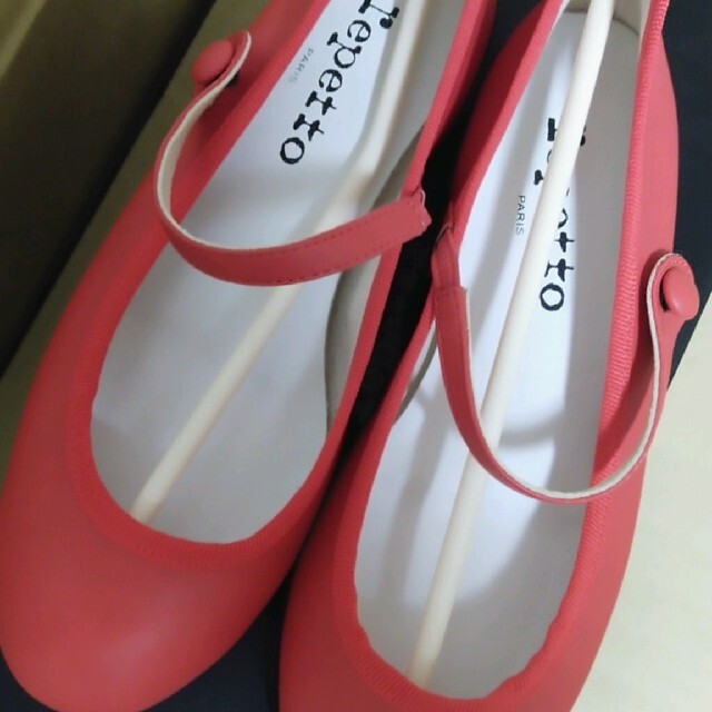 最新作の repetto - Repetto バレエシューズ ストラップ LIO 35 定価 正規品販促激安 レペット ストラップバレエシューズ サイズ38 フラットシューズ/バレエシューズ
