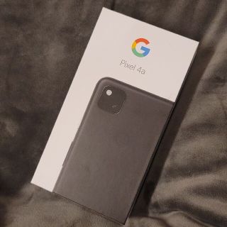 グーグルピクセル(Google Pixel)の【最終値下げ 未使用】Pixel 4a 黒 SIMロック解除済(スマートフォン本体)