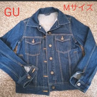 ジーユー(GU)のGU デニムジャケット Mサイズ(Gジャン/デニムジャケット)