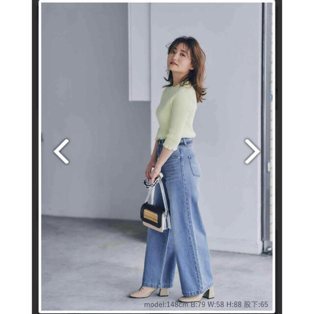 COHINA DENIM フレアワイド デニム レディースのパンツ(デニム/ジーンズ)の商品写真