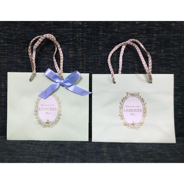 LADUREE(ラデュレ)のラデュレ　ショッパー　ショップ袋 エンタメ/ホビーのコレクション(ノベルティグッズ)の商品写真