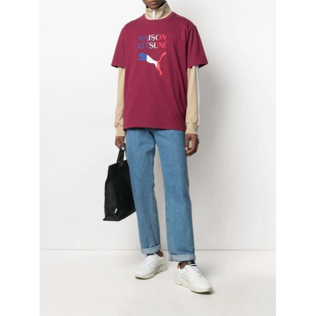 新品 PUMA x Maison Kitsune ロゴオーバーT 男女兼用 2