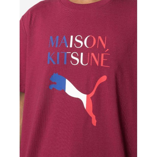 新品 PUMA x Maison Kitsune ロゴオーバーT 男女兼用 5