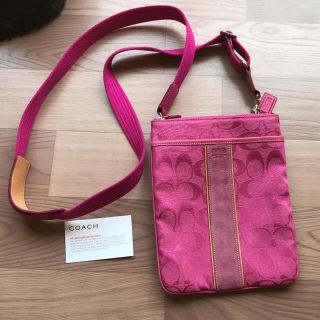 コーチ(COACH)のCOACH ショルダーバッグ ピンク(ショルダーバッグ)