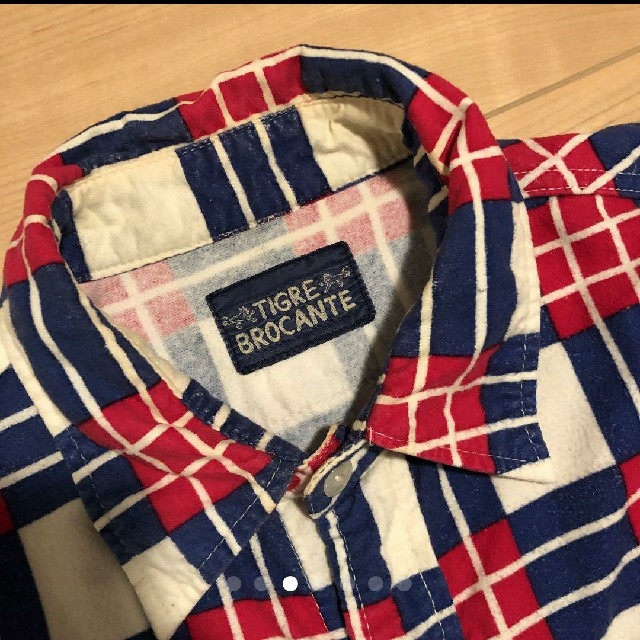 TIGRE BROCANTE(ティグルブロカンテ)のTIGREBROCANTE チェックシャツ メンズのトップス(シャツ)の商品写真
