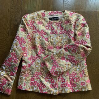 ドルチェアンドガッバーナ(DOLCE&GABBANA)のドルチェ&ガッバーナ　花柄　ボタニカル　ジャケット　38   華やか(ノーカラージャケット)