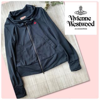 ヴィヴィアンウエストウッド(Vivienne Westwood)の♡ヴィヴィアンウエストウッドレッドレーベル　ジップアップパーカー（フードなし）♡(パーカー)