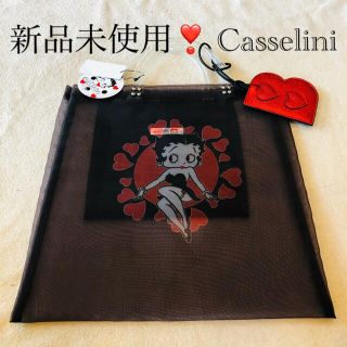 キャセリーニ(Casselini)の新品未使用❣️ Casselini  シースルー、ベティちゃん　トートバッグ(トートバッグ)