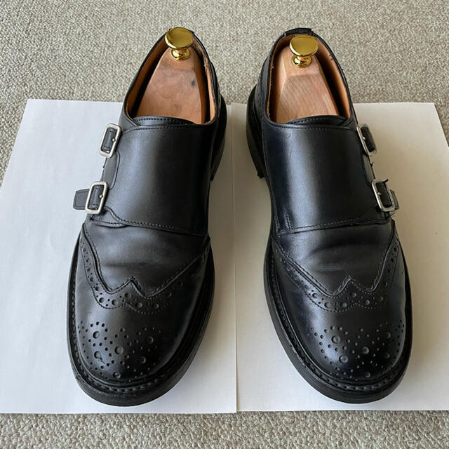 Tricker's トリッカーズ ダブルモンク レザーシューズ