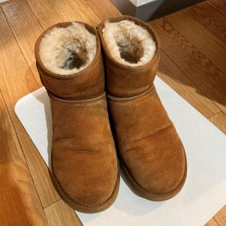 アグ(UGG)の5／20まで出品　UGG アグ ムートンブーツ　ショート　キャメル　ベージュ(ブーツ)