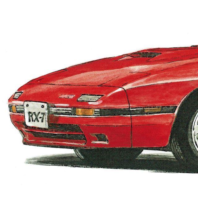 NC-1147サバンナRX-7 GT限定版画直筆サイン額装●作家平右ヱ門 エンタメ/ホビーの美術品/アンティーク(版画)の商品写真