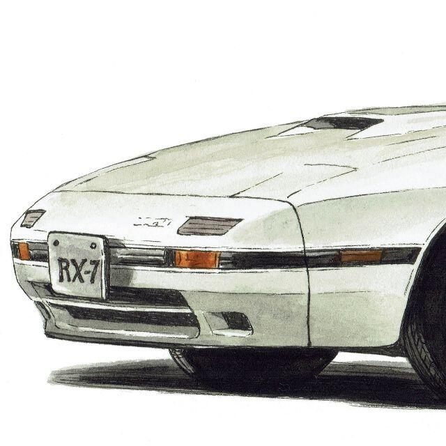 NC-1148サバンナRX-7 GT限定版画サイン有額装●作家平右ヱ門エンタメ/ホビー