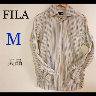 フィラ(FILA)の★美品★FILAストライプシャツ（M）爽やかなオシャレシャツ♪(シャツ)