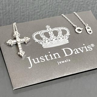 ジャスティンデイビス(Justin Davis)のJustin Davis DARK AGE ネックレス クリア 45cm(ネックレス)