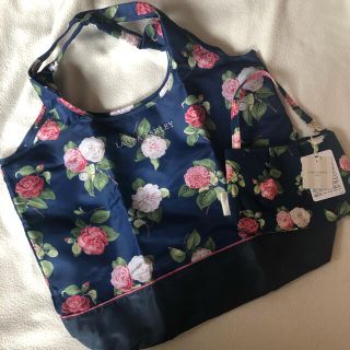 ローラアシュレイ(LAURA ASHLEY)のローラアシュレイ　ローズ柄エコバッグ(エコバッグ)