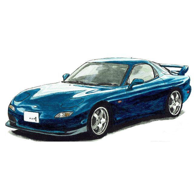 NC-1150アンフィニ/RX-7 GT限定版画直筆サイン額装●作家平右ヱ門 エンタメ/ホビーの美術品/アンティーク(版画)の商品写真