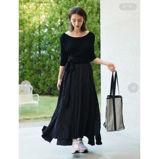 エミアトリエ(emmi atelier)の【シビラ〜様専用】emmi エミ ニットドッキングワンピース 0(ロングワンピース/マキシワンピース)