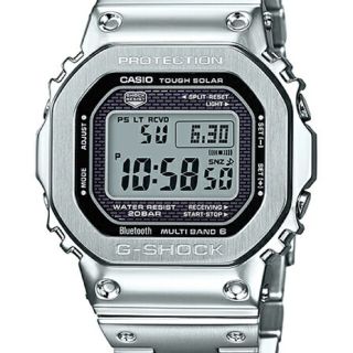 ★【新品G-SHOCK GMW-B5000D-1JF フルメタル シルバー  (腕時計(デジタル))