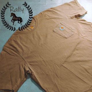 カーハート(carhartt)のB221 カーハート/半袖/Tシャツ/ヴィンテージ/レトロ/ベージュ/美品(Tシャツ/カットソー(半袖/袖なし))