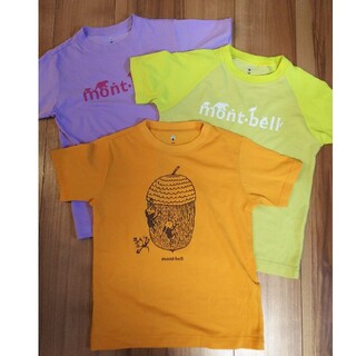 モンベル(mont bell)の【mont-bell】子供Tシャツ130*3枚セット(Tシャツ/カットソー)