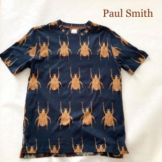 ポールスミス(Paul Smith)のポールスミス メンズ アフリカンビートルTシャツ  サイズM コットン ネイビー(Tシャツ/カットソー(半袖/袖なし))