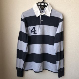 RRL - RRL ダブルアールエル ボーダーラガーシャツ Sサイズの通販 by