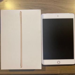 アイパッド(iPad)のipad mini4 32GB ゴールド wi-fi＋cellularモデル(タブレット)