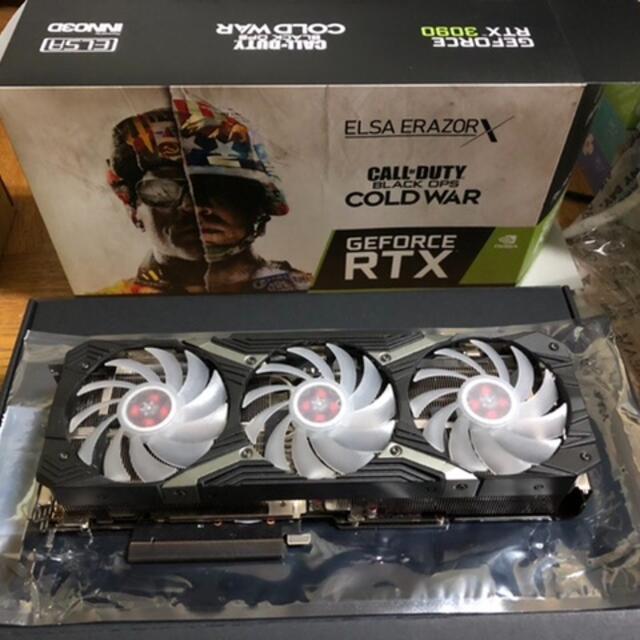 PCパーツグラフィックボード　ELSA GeForce RTX 3090 ERAZOR X