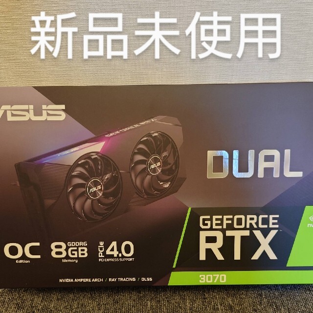 ASUS RTX3070 dual oc 新品