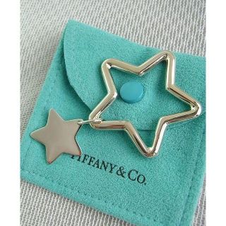 ティファニー(Tiffany & Co.)の★本物正規レア　ティファニー925製スター型キーホルダー美品(キーホルダー)