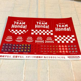 ホンダ(ホンダ)の[値下げ]Team Honda ステッカー(ステッカー)