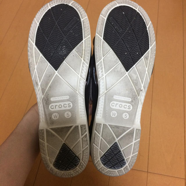 crocs(クロックス)のcrocs クロックス ラバーサンダル 5 レディースの靴/シューズ(サンダル)の商品写真