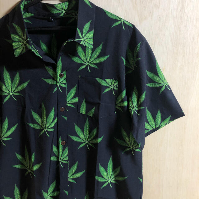 大麻柄 ウィードアロハシャツ RubbishPackerオリジナル | フリマアプリ ラクマ