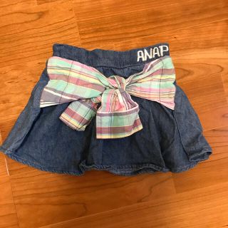 アナップキッズ(ANAP Kids)の美品☆ANAP kidsベビー90cmスカートパンツ(パンツ/スパッツ)