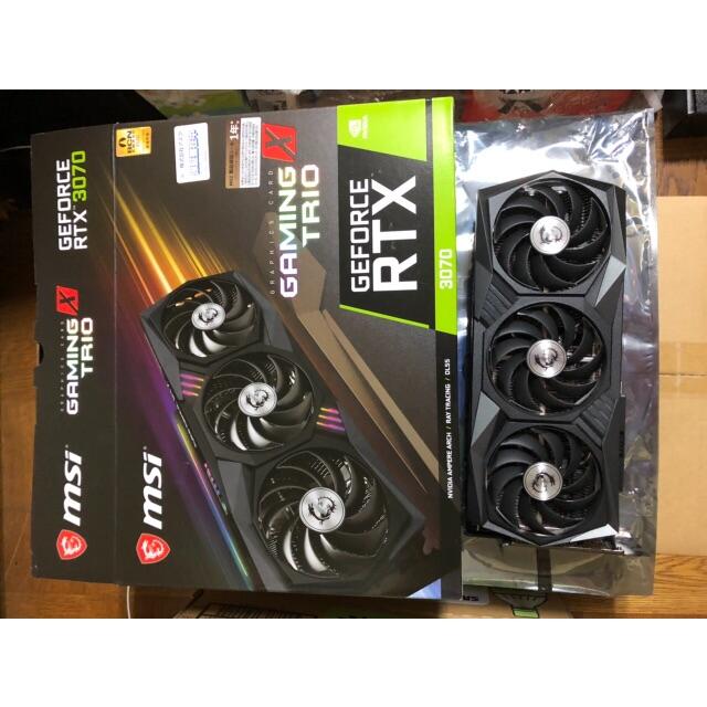 グラボ　msi GeForce RTX 3070 GAMING X TRIO