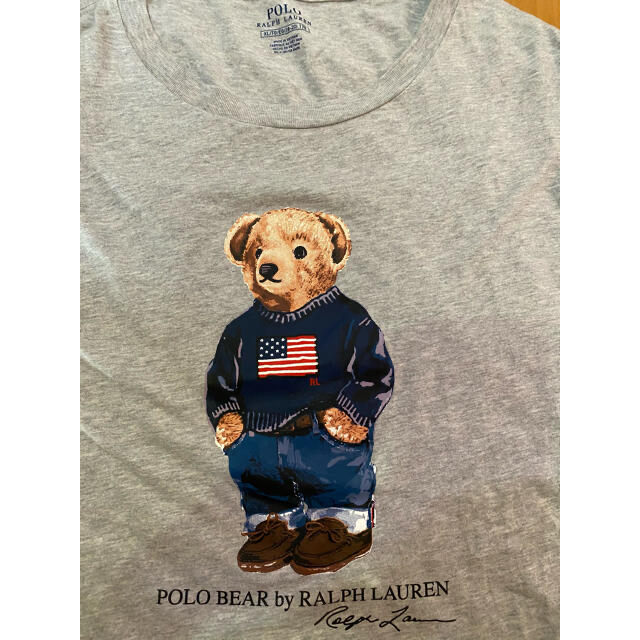 ポロベア　polo bear グレー　灰色　ロンT シャツ　メンズ　レディース 2