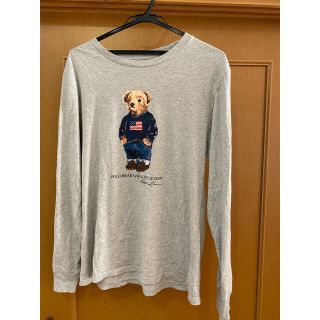 ポロラルフローレン(POLO RALPH LAUREN)のポロベア　polo bear グレー　灰色　ロンT シャツ　メンズ　レディース(Tシャツ/カットソー(七分/長袖))