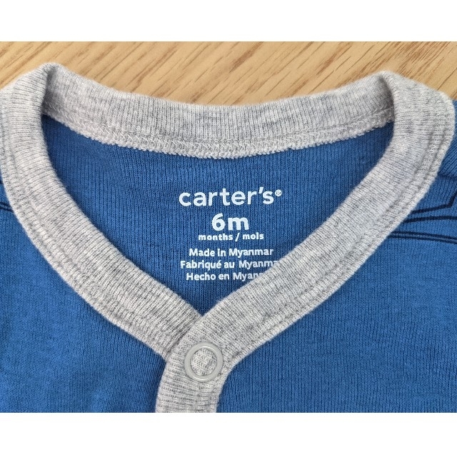 carter's(カーターズ)のcarter's　半袖カバーオール　ロンパース　2枚セット　6m 70 80 キッズ/ベビー/マタニティのベビー服(~85cm)(カバーオール)の商品写真